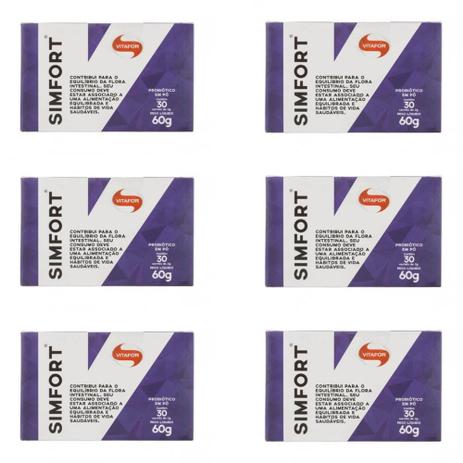 Simfort Probiótico Sachês 30x2g (Kit C/06) Menor preço em Simfort Probiótico Sachês 30x2g (Kit C/06)