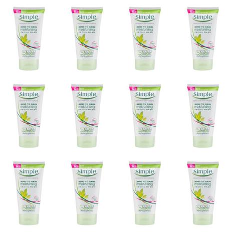 Simple Moisturising Sabonete Facial 150ml (Kit C/12) Menor preço em Simple Moisturising Sabonete Facial 150ml (Kit C/12)