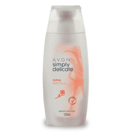 Simply Delicate Active Sabonete Liquido ntimo 125ml - Avon encanto Menor preço em Simply Delicate Active Sabonete Liquido ntimo 125ml - Avon encanto