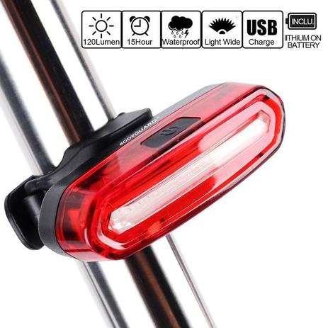 Sinalizador Bike Lanterna Bicicleta Luz Led Recarregável - Xf Menor preço em Sinalizador Bike Lanterna Bicicleta Luz Led Recarregável - Xf