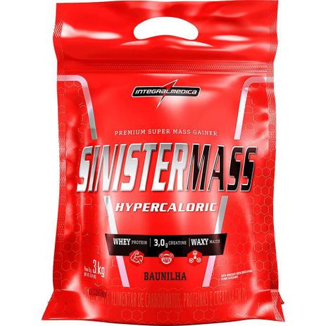 Sinister mass 3kg - integralmedica morango Menor preço em Sinister mass 3kg - integralmedica morango
