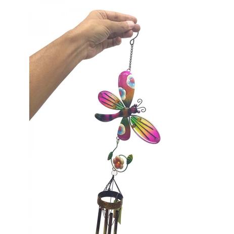 Sino dos Ventos Mensageiro Jardim Quintal Para Relaxamento Zen Libelula Ponta Rosa (sin-9) - Braslu Menor preço em Sino dos Ventos Mensageiro Jardim Quintal Para Relaxamento Zen Libelula Ponta Rosa (sin-9) - Braslu