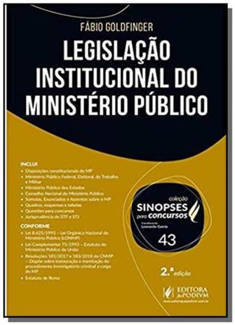 Sinopses para concursos - vol 43 - legislacao do ministerio publico - juspodivm - Editora juspodivm lv Menor preço em Sinopses para concursos - vol 43 - legislacao do ministerio publico - juspodivm - Editora juspodivm lv