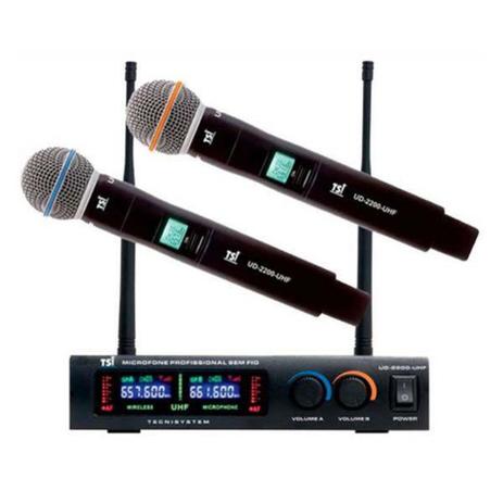 Sistema Microfone Sem Fio Digital Duplo TSI-1200 UHF - TSI é boa?