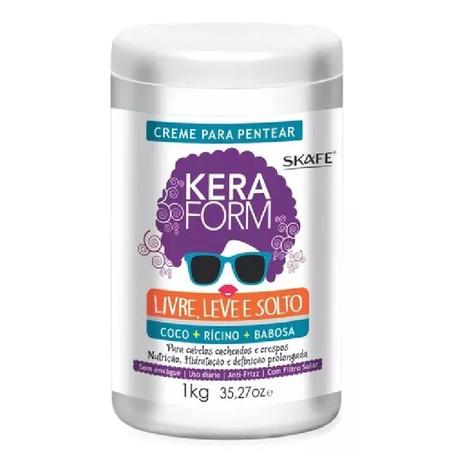 Skafe - Creme De Pentear Keraform Livre Leve E Solto 1kg Menor preço em Skafe - Creme De Pentear Keraform Livre Leve E Solto 1kg