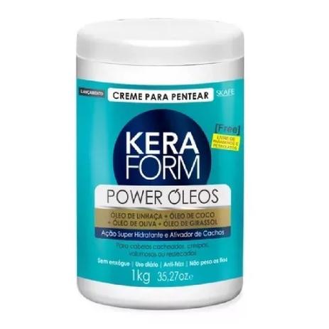 Skafe - Creme Para Pentear Power Óleos Keraform 1Kg Menor preço em Skafe - Creme Para Pentear Power Óleos Keraform 1Kg