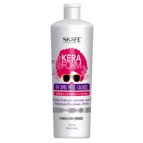 Skafe Keraform Eu Amo Meus Cachos - Condicionador Menor preço em Skafe Keraform Eu Amo Meus Cachos - Condicionador