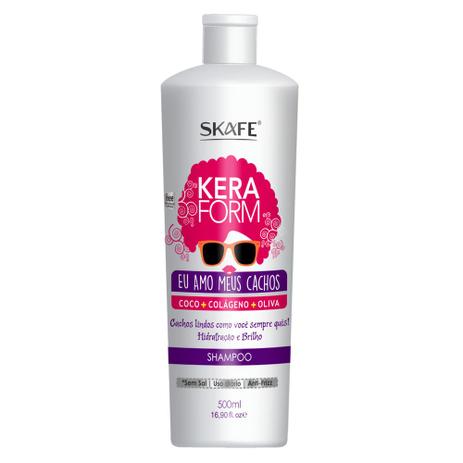 Skafe Keraform Eu Amo Meus Cachos - Shampoo Menor preço em Skafe Keraform Eu Amo Meus Cachos - Shampoo