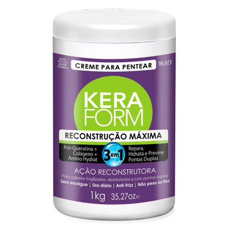 Skafe Keraform Reconstrução Máxima 3 em 1 - Creme para Pentear Menor preço em Skafe Keraform Reconstrução Máxima 3 em 1 - Creme para Pentear