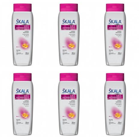 Skala Antirresíduos Shampoo 350ml (Kit C/06) Menor preço em Skala Antirresíduos Shampoo 350ml (Kit C/06)