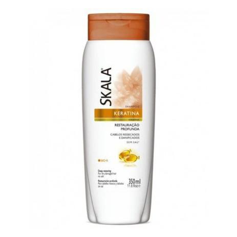 Skala Keratina Shampoo S/ Sal 350ml Menor preço em Skala Keratina Shampoo S/ Sal 350ml