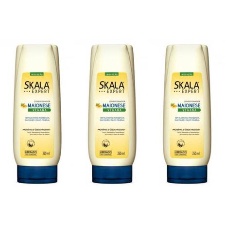 Skala Maionese Vegana Condicionador 350ml (Kit C/03) Menor preço em Skala Maionese Vegana Condicionador 350ml (Kit C/03)