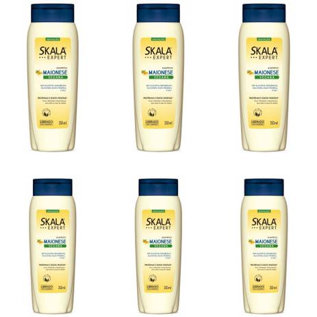 Skala Maionese Vegana Shampoo 350ml (Kit C/06) Menor preço em Skala Maionese Vegana Shampoo 350ml (Kit C/06)
