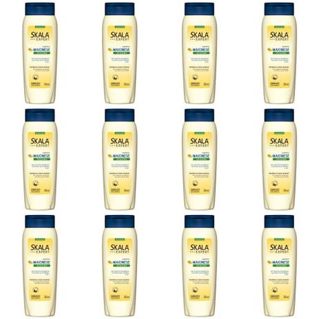 Skala Maionese Vegana Shampoo 350ml (Kit C/12) Menor preço em Skala Maionese Vegana Shampoo 350ml (Kit C/12)