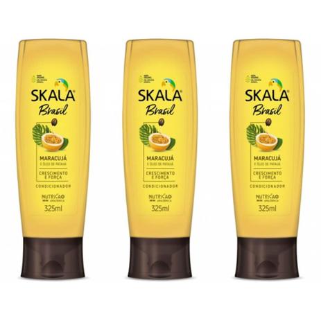 Skala Maracujá E Patauá Condicionador 325ml (Kit C/03) Menor preço em Skala Maracujá E Patauá Condicionador 325ml (Kit C/03)