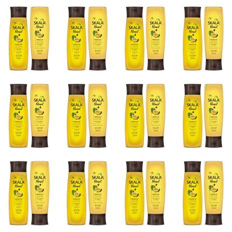 Skala Maracujá E Patauá Shampoo + Condicionador 325ml (Kit C/12) Menor preço em Skala Maracujá E Patauá Shampoo + Condicionador 325ml (Kit C/12)