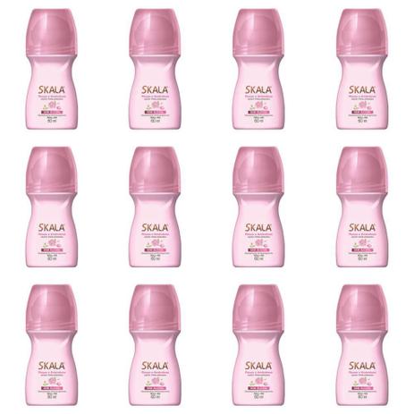 Skala Rosas E Amêndoas Desodorante Rollon 60ml (Kit C/12) Menor preço em Skala Rosas E Amêndoas Desodorante Rollon 60ml (Kit C/12)