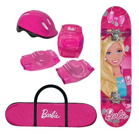 Skate Barbie com Kit de Segurança 7619-1 Fun - Fun divirta-se Menor preço em Skate Barbie com Kit de Segurança 7619-1 Fun - Fun divirta-se