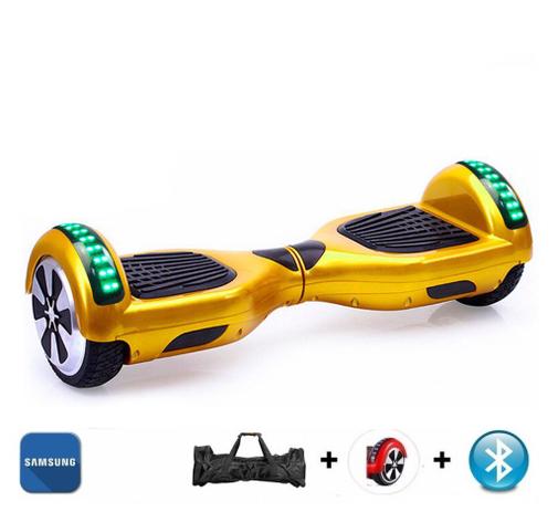 Hoverboard Skate Élétrico Bluetooth Com Led Alça Curta 6,5