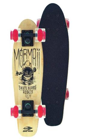 Skate Pro Mini Longboard Retrô Abec 7 Cruiser Bambu Mormaii Tubarão Menor preço em Skate Pro Mini Longboard Retrô Abec 7 Cruiser Bambu Mormaii Tubarão