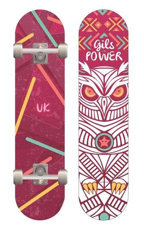 Skate Semi Profissional Feminino com Kit de Segurança - Unik é boa?