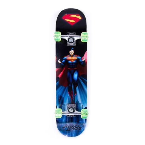 Skate Skateboard Linha Liga da Justiça - Super Man - Bel sports Menor preço em Skate Skateboard Linha Liga da Justiça - Super Man - Bel sports
