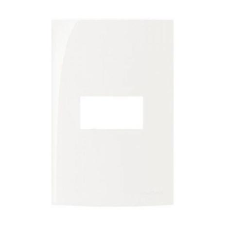 Sleek Placa 2 x 4 - 1 Posto Horizontal - Margirius Menor preço em Sleek Placa 2 x 4 - 1 Posto Horizontal - Margirius