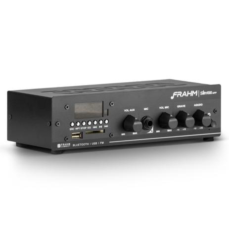 Menor preço em SLIM1000APP G2 Frahm - Amplificador Com Bluetooth, USB/SD/FM