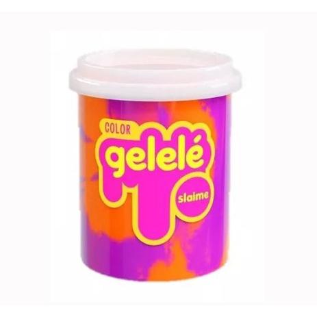 Slime Gelelé Balde Color 152G Roxo e Laranja - Doce Brinquedo Menor preço em Slime Gelelé Balde Color 152G Roxo e Laranja - Doce Brinquedo