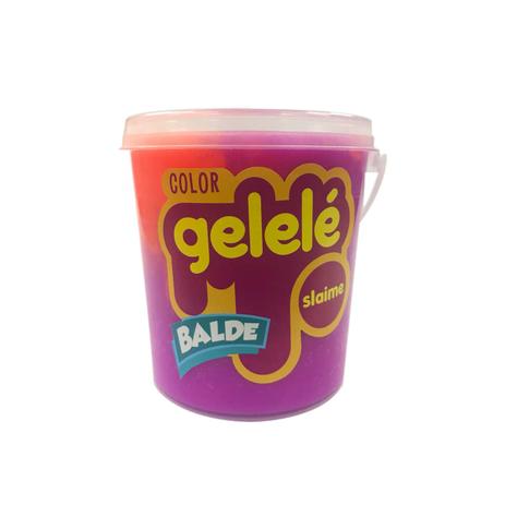 Slime Gelelé Balde Color 470G Laranja e Roxo - Doce Brinquedo Menor preço em Slime Gelelé Balde Color 470G Laranja e Roxo - Doce Brinquedo
