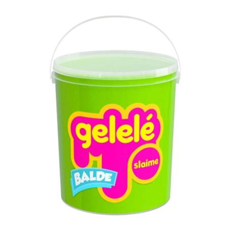 Slime Gelelé Balde Tradicional 470G Verde - Doce Brinquedo Menor preço em Slime Gelelé Balde Tradicional 470G Verde - Doce Brinquedo