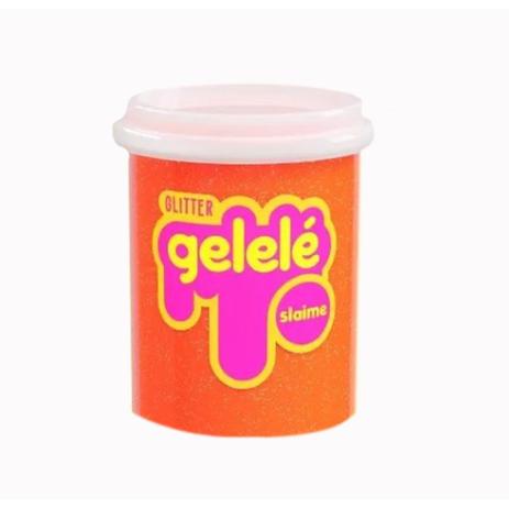 Slime Gelelé Pote Glitter 152G Laranja - Doce Brinquedo Menor preço em Slime Gelelé Pote Glitter 152G Laranja - Doce Brinquedo
