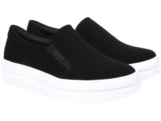 Slip On Colcci Flatform Nobuck Feminino - Preto e Branco - Preto e Branco -  Slipper / Slip On Feminino - Magazine Luiza