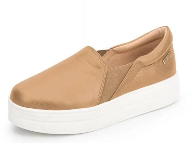 Slip On Dumond Couro Nude - Outros Moda e Acessórios - Magazine Luiza