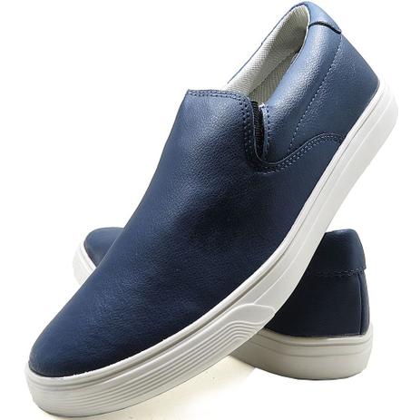 slip on masculino azul marinho