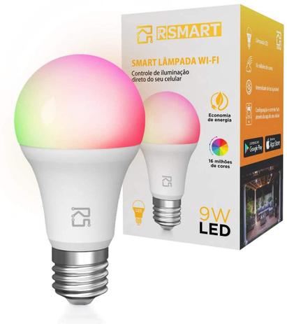 Smart Lâmpada Inteligente RSmart Wi-Fi LED 9W - Compatível com Alexa é boa?