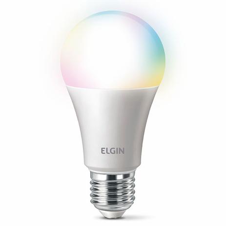 Smart Lâmpada LED A60 Colorida Inteligente 10W com WiFi Elgin Bivolt Menor preço em Smart Lâmpada LED A60 Colorida Inteligente 10W com WiFi Elgin Bivolt