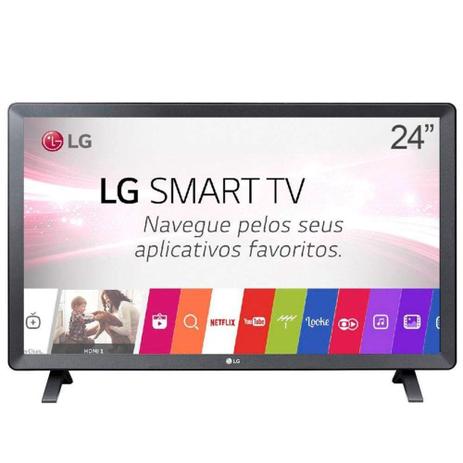 Smart TV 24”, LG 24TL520S HD Menor preço em Smart TV 24”, LG 24TL520S HD