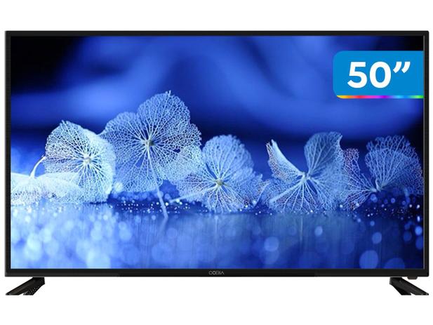 Smart TV 4K DLED 50” Cobia Wi-Fi - Conversor Digital 3 HDMI 2 USB Menor preço em Smart TV 4K DLED 50” Cobia Wi-Fi - Conversor Digital 3 HDMI 2 USB