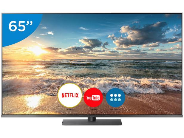 Smart TV 4K LED 65” Panasonic TC-65FX800B - Wi-Fi Conversor Digital 4 HDMI 3 USB Menor preço em Smart TV 4K LED 65” Panasonic TC-65FX800B - Wi-Fi Conversor Digital 4 HDMI 3 USB