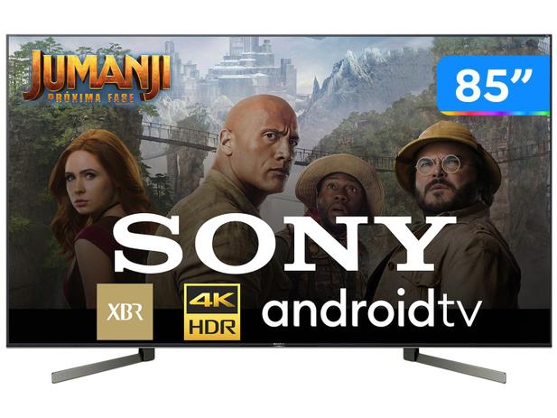 Smart TV 4K LED 85” Sony XBR-85X955G Android Wi-Fi - HDR Inteligência Artificial Conversor Digital Menor preço em Smart TV 4K LED 85” Sony XBR-85X955G Android Wi-Fi - HDR Inteligência Artificial Conversor Digital