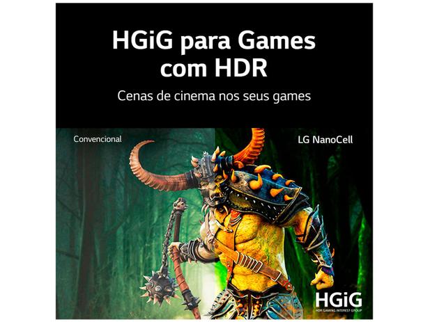 Smart TV 4K NanoCell IPS 75” LG 75NANO90SNA - Wi-Fi Bluetooth HDR Inteligência Artificial 4 HDMI