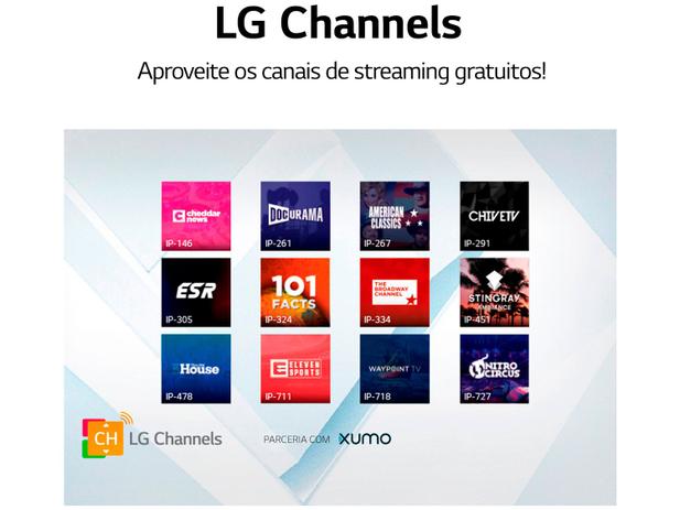 Smart TV 4K NanoCell IPS 75” LG 75NANO90SNA - Wi-Fi Bluetooth HDR Inteligência Artificial 4 HDMI