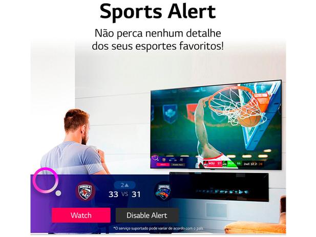 Smart TV 4K NanoCell IPS 75” LG 75NANO90SNA - Wi-Fi Bluetooth HDR Inteligência Artificial 4 HDMI