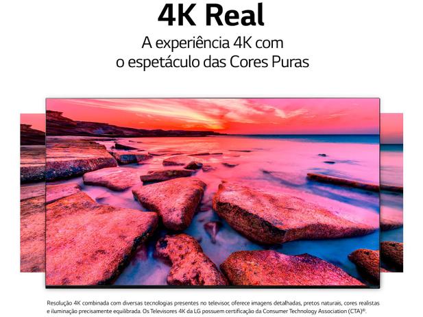 Smart TV 4K NanoCell IPS 75” LG 75NANO90SNA - Wi-Fi Bluetooth HDR Inteligência Artificial 4 HDMI