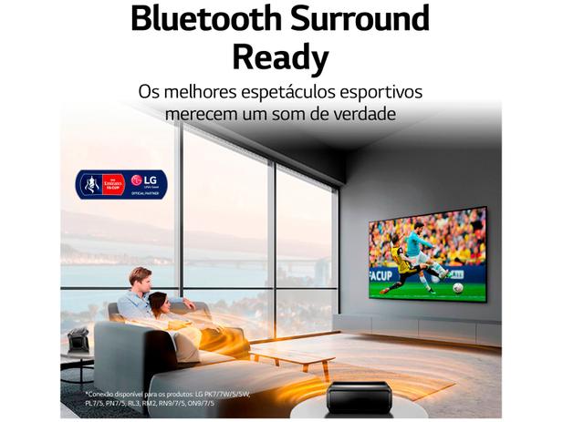 Smart TV 4K NanoCell IPS 75” LG 75NANO90SNA - Wi-Fi Bluetooth HDR Inteligência Artificial 4 HDMI
