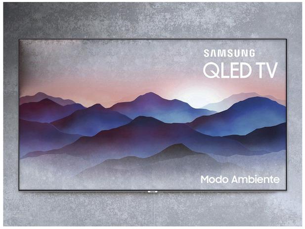 Smart TV 55” 4K QLED Samsung Q7FN - Modo Ambiente Linha 2018