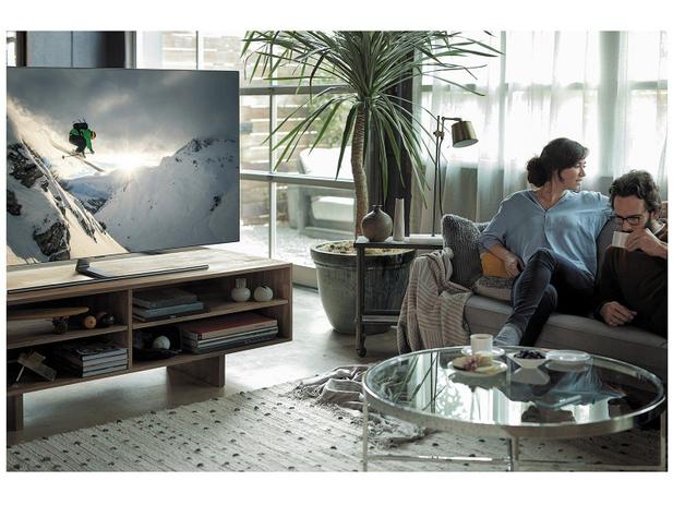 Smart TV 55” 4K QLED Samsung Q7FN - Modo Ambiente Linha 2018