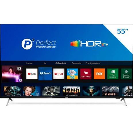 Smart Tv 55 Polegadas 4K Ultra HD Hdr P555PUG7625 Philips Menor preço em Smart Tv 55 Polegadas 4K Ultra HD Hdr P555PUG7625 Philips