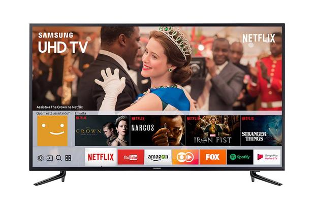 Smart TV 58” 4K LED Samsung 58MU6120 Wi-Fi - 3 HDMI 2 USB